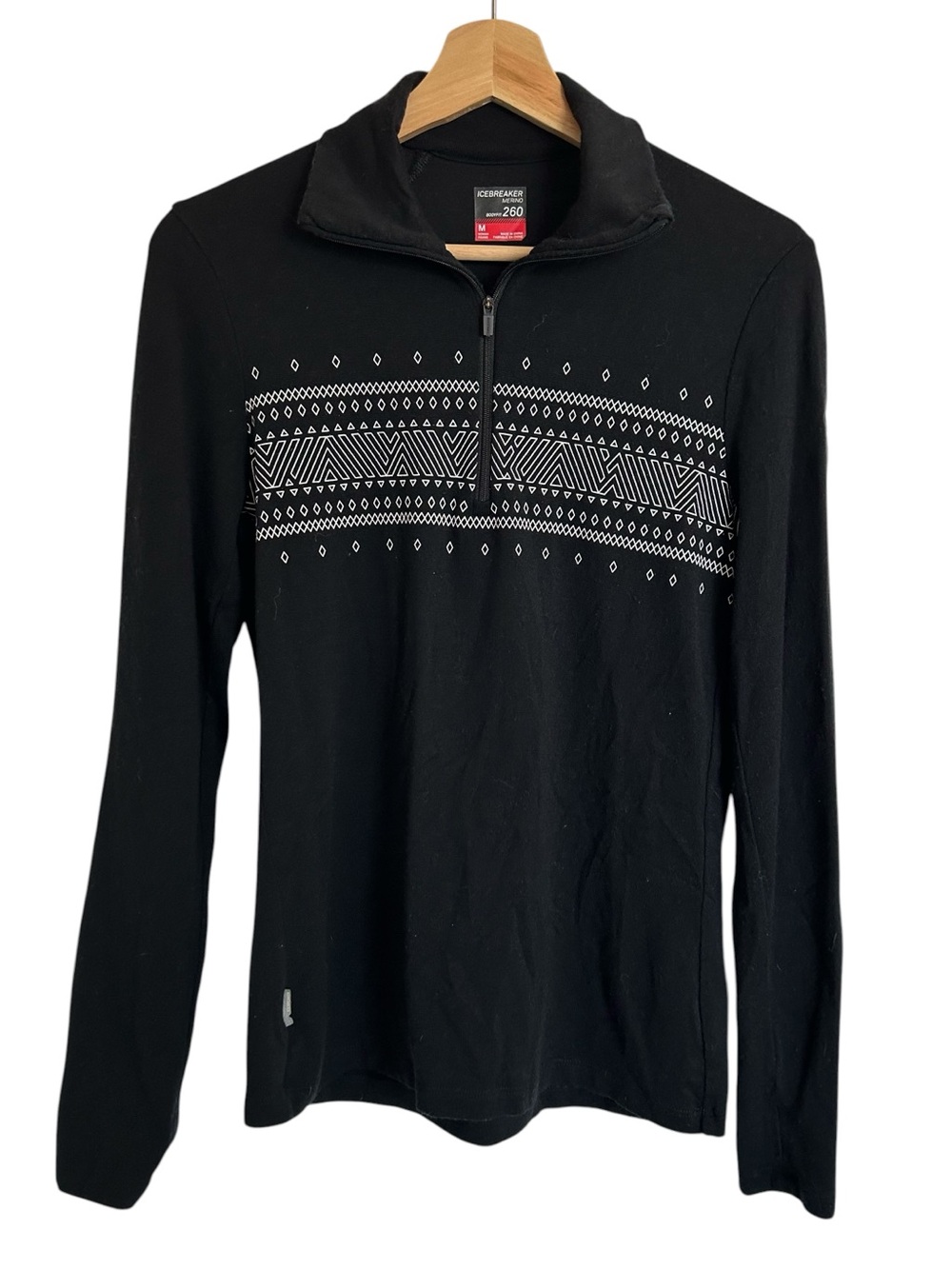 Icebreaker Merino Wool Bodyfit 260 Thermal Top Medium
